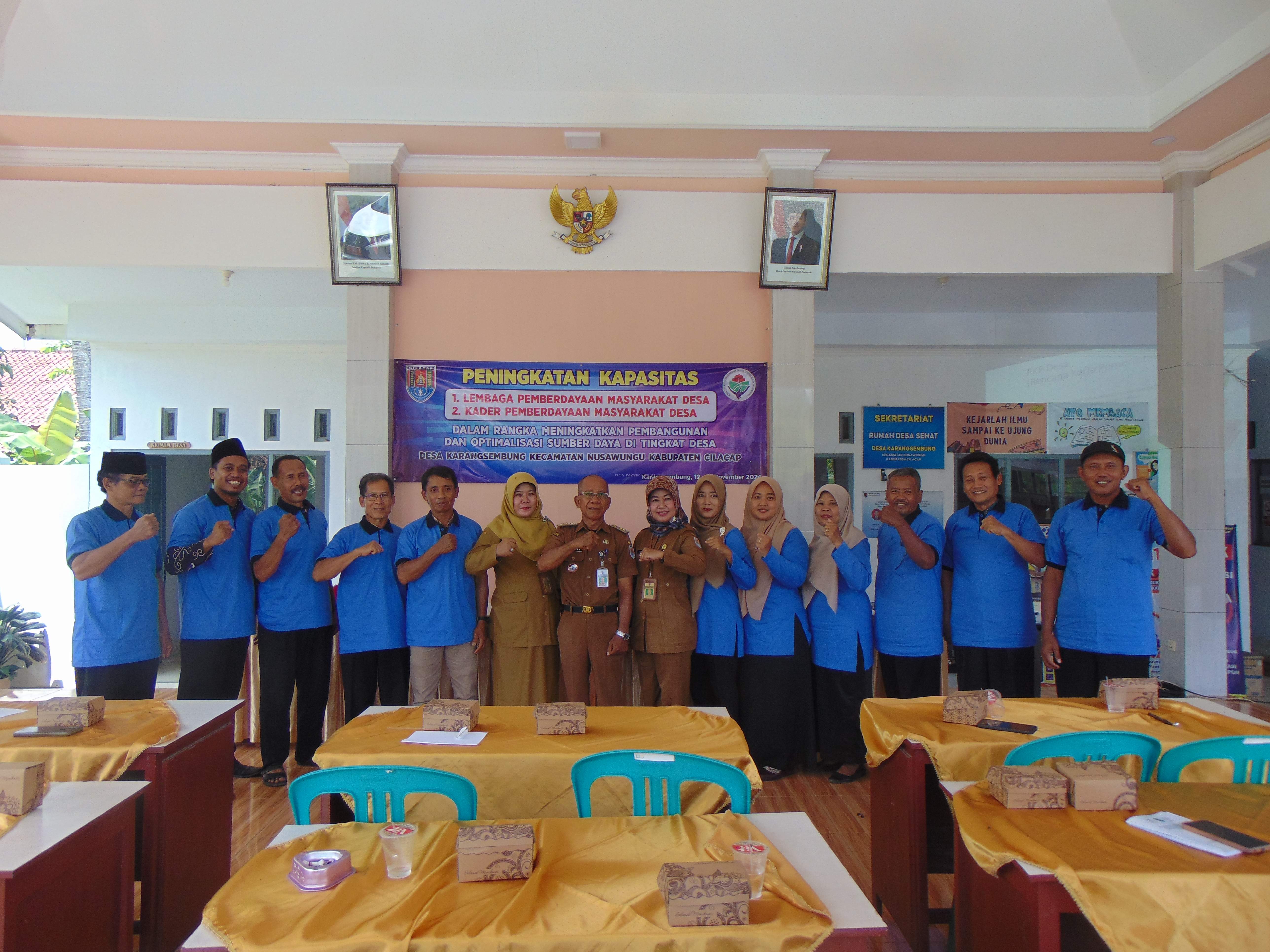 Kegiatan Peningkatan Kapasitas bagi KPMD dan LPMD Desa Karangsembung