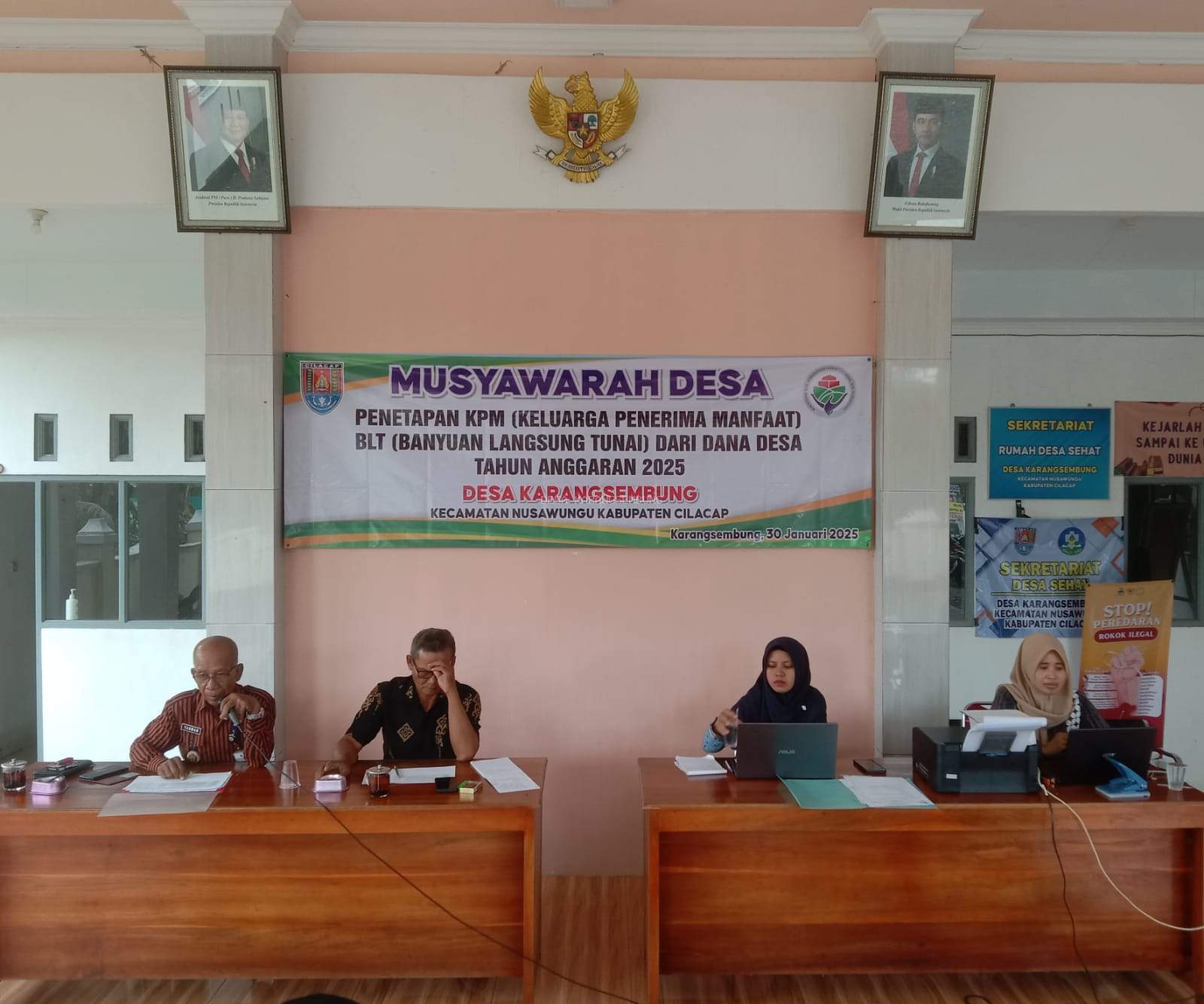 Musyawarah Desa Penetapan KPM BLT DD TA 2025 Desa Karangsembung