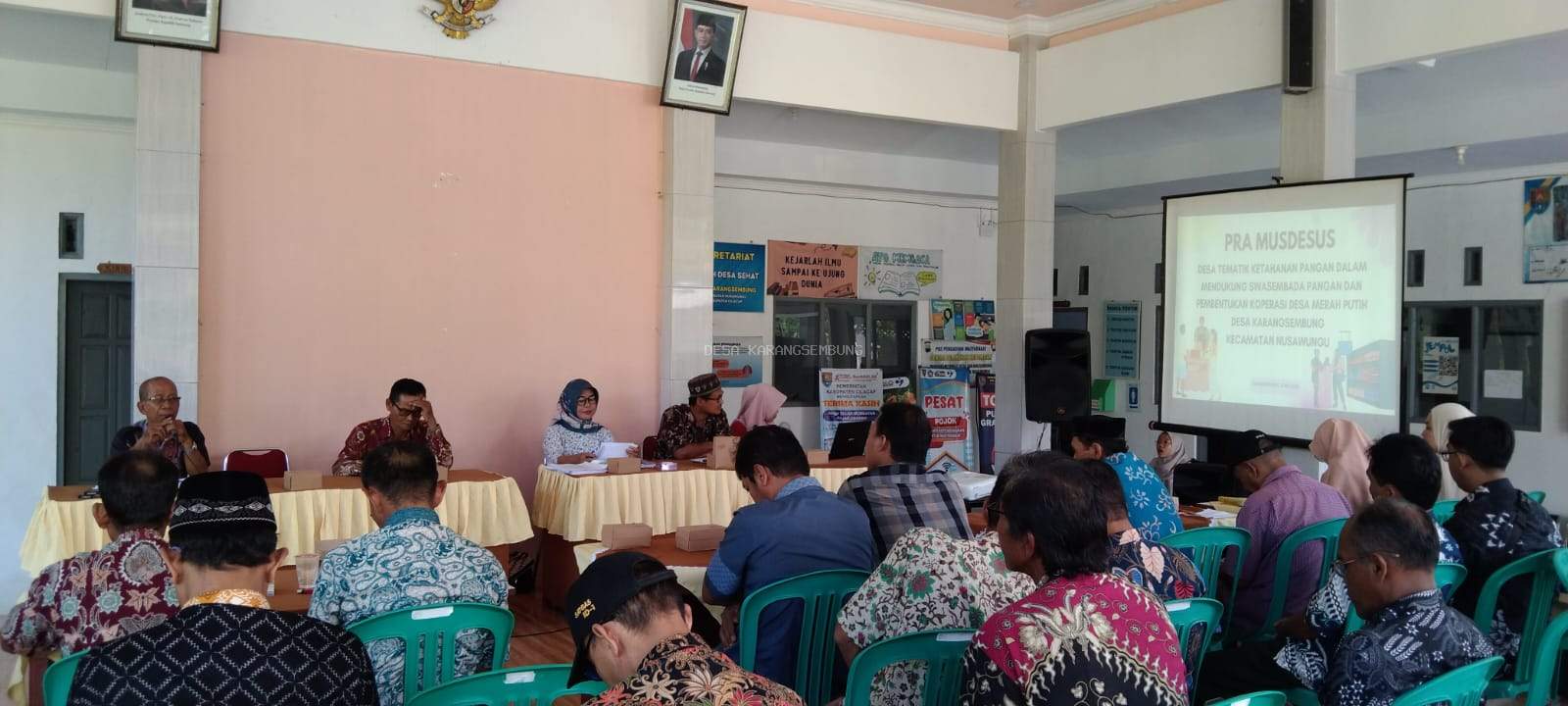 Pra Musdesus Desa Tematik Kethanan Pangan dan Pembentukan Koperasi Merah Putih