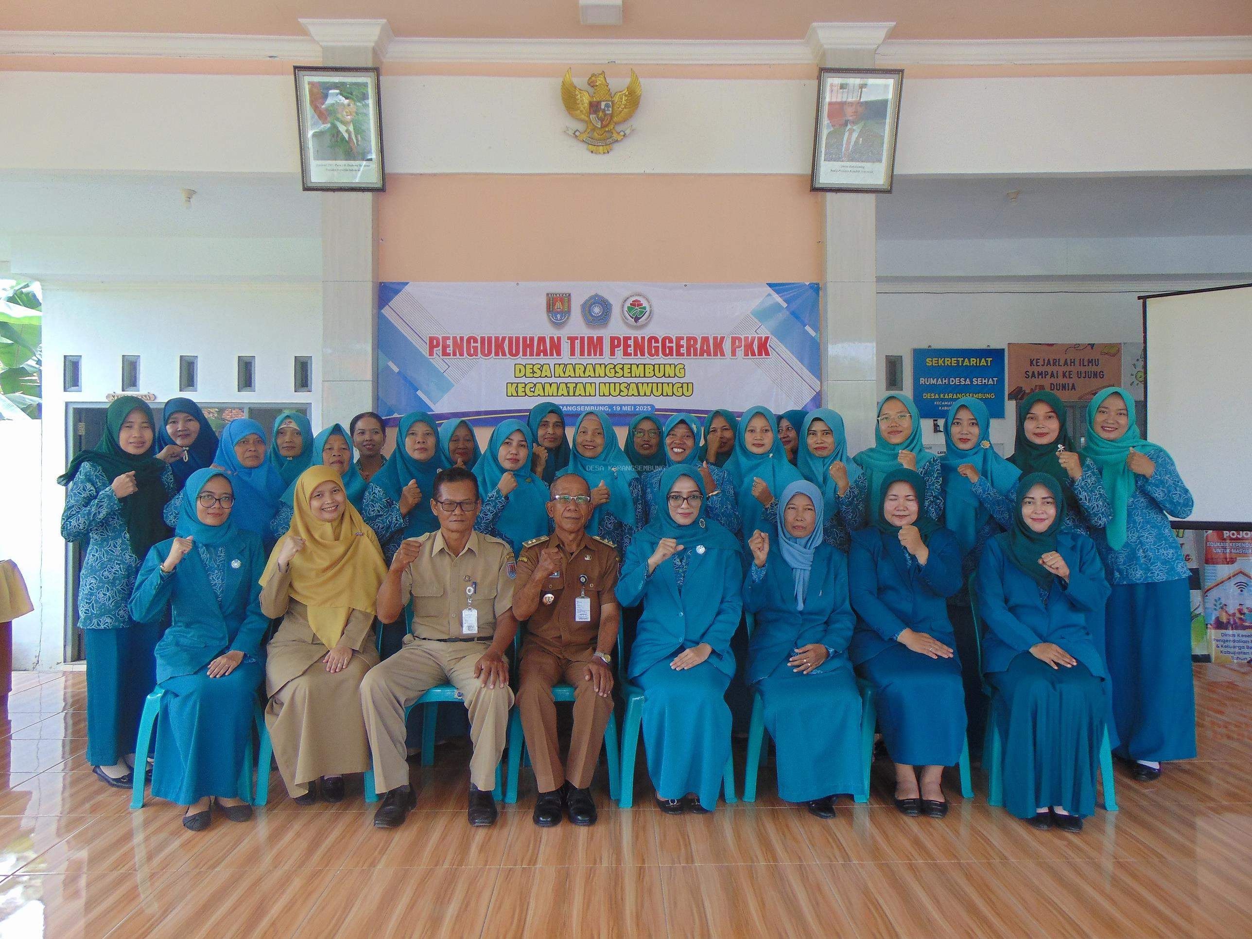 Pengukuhan Tim Penggerak PKK Desa Karangsembung